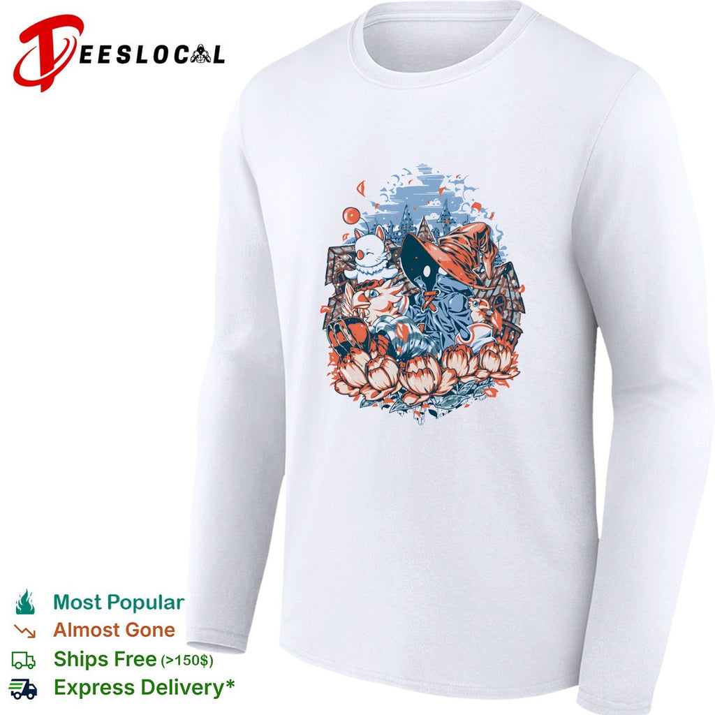 Vivi Ornitier Moogles and Chocobos a day of calm shirt