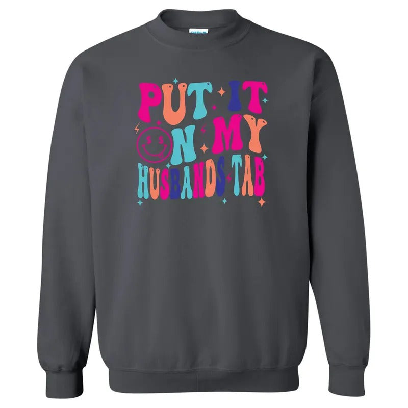 Vivid My Husbands Tab Sweatshirt 'NLB' T-Shirts, Hoodie | PrintMintTees.com