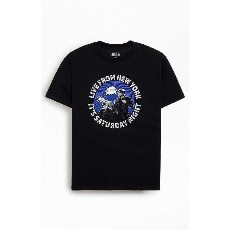 Volcom Men's x SNL 50 Roxbury T-Shirt - Multicolor Hoodie, Sweatshirt | PrintMintTees.com