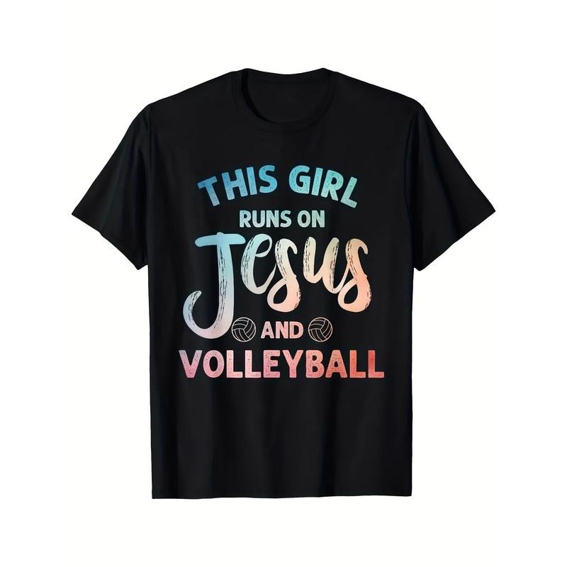 Volleyball Player Christian Volleyball Art T-Shirt, Men's Vitality Sports Style made in usa Hoodie Sweatshirt