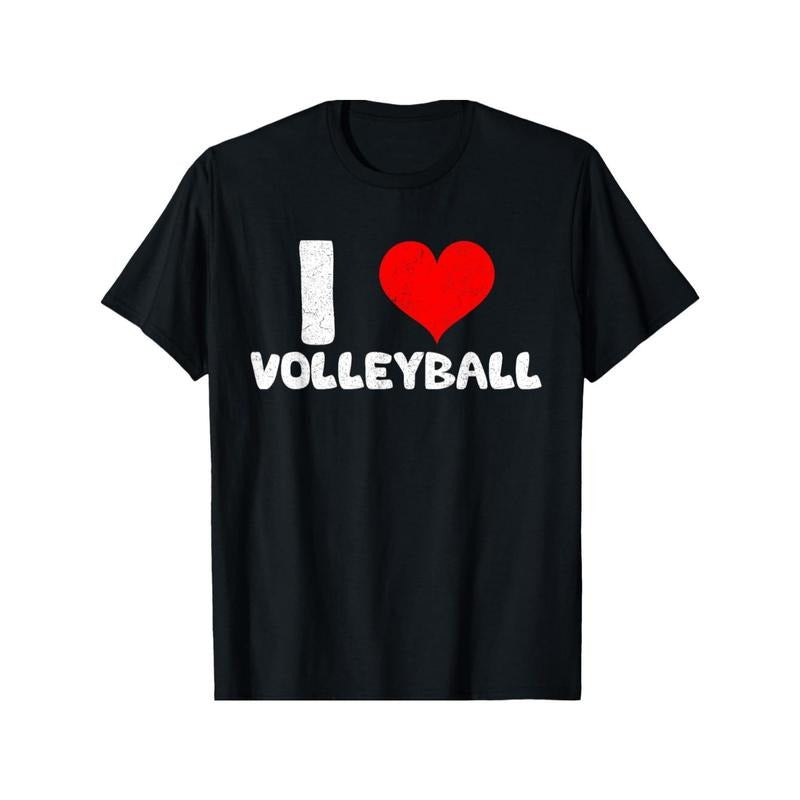 Volleyball, I Love Volleyball, Team, Women's, Men's, Sports T-Shirts made in usa Hoodie Sweatshirt | PrintMintTees.com