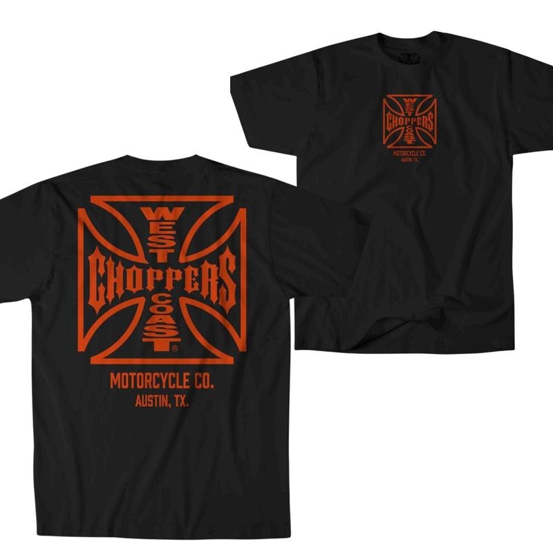 WCC OG ATX T-shirt, Classic Motorcycle Shirt For Men, Choppers Shirt, Graphic Design Shirt, Unisex Cotton Tops, For Men...
