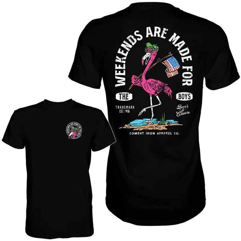 WEEKENDS ARE MADE FOR THE BOYS MEN'S T-SHIRT Hoodie, Sweatshirt | PrintMintTees.com