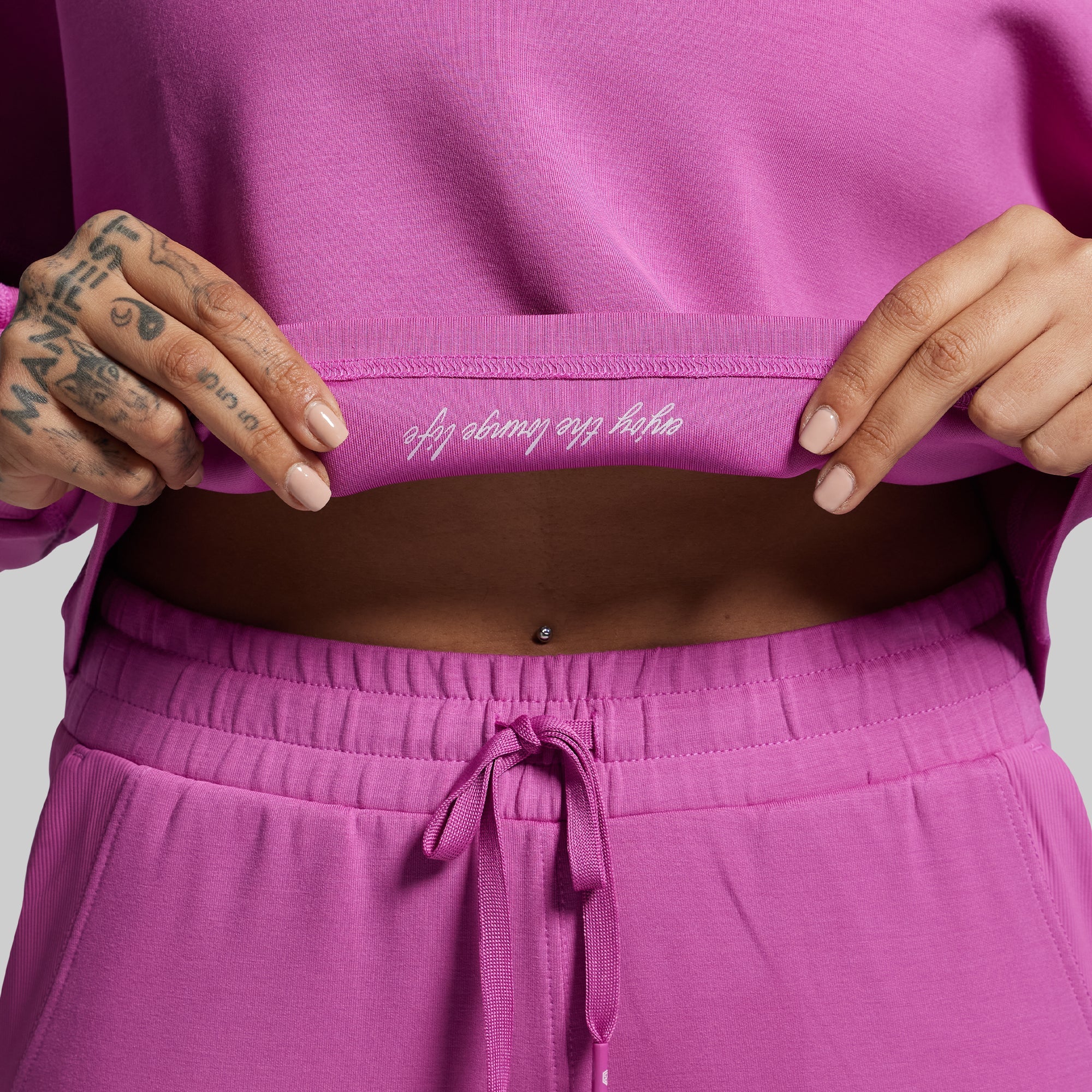 Lounge Lux Cropped Pullover (Viola)