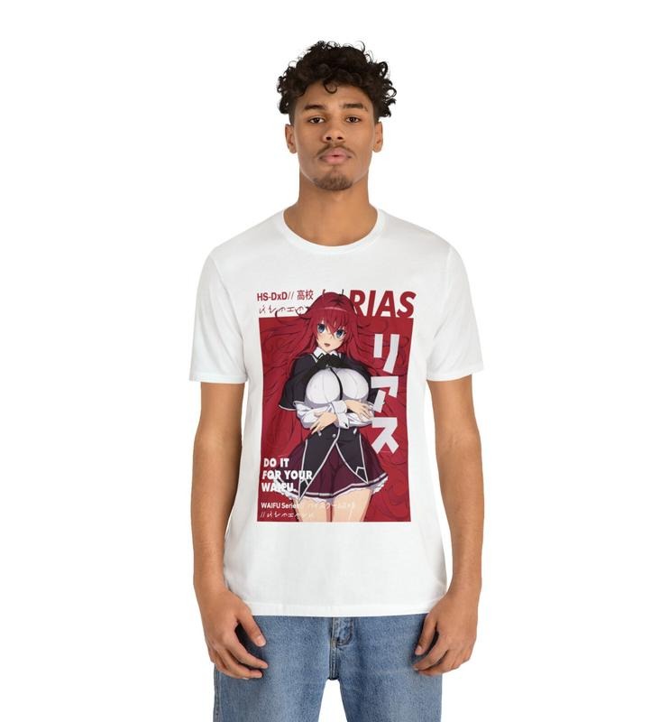 Waifu Rias Gremory Anime T-shirt Unisex, Anime Manga Shirt, Anime Shirt, Anime Lovers Shirt, Graphic Anime Tee, Manga...