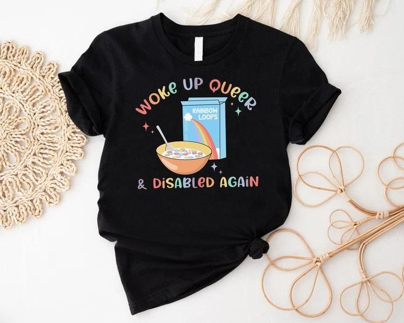 Wake Up Queer Shirt, Rainbow Loops Shirt, Funny Queer Shirt, LGBT Shirt, LGBT Gift, Pride Shirt, Funny LGBT Shirt,...