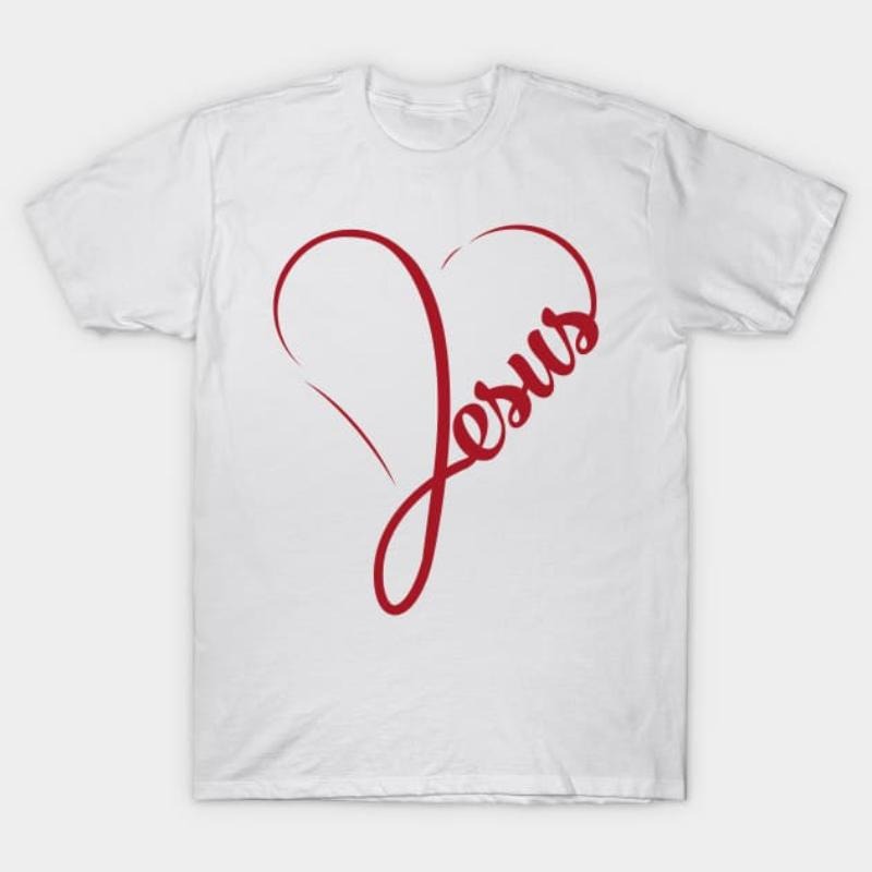 Walking with Jesus Minimalist Design T-Shirt - Modern Christian Wear style 02 Hoodie Sweatshirt | PrintMintTees.com