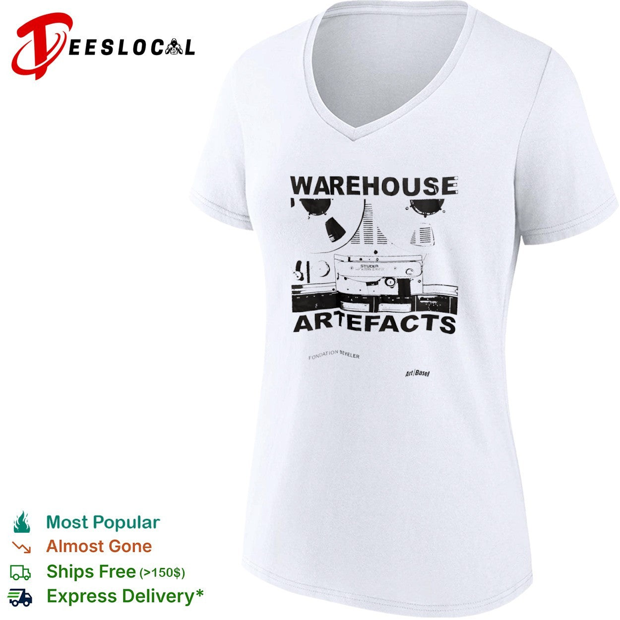 Warehouse Artefacts Studer A807 Recorder Fondation Beyeler shirt