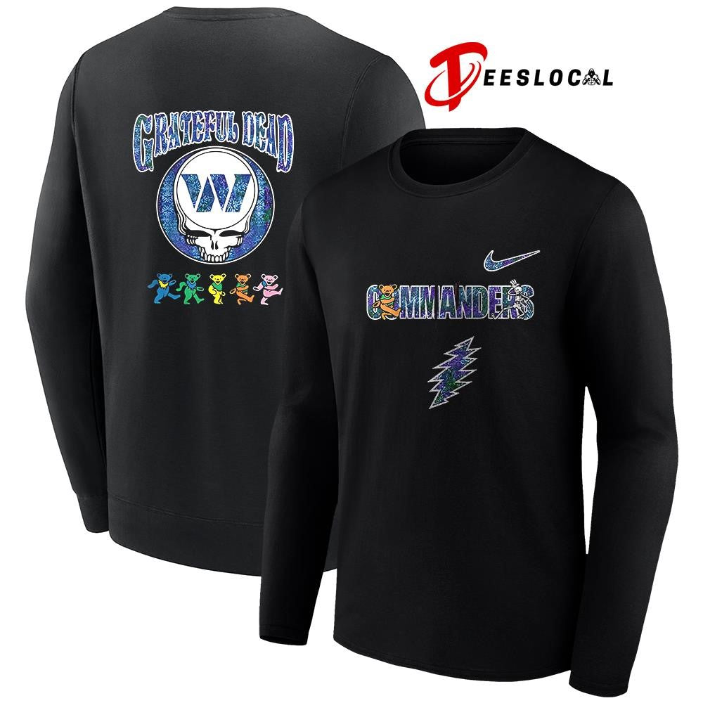 Washington Commanders Grateful Dead 60 years of Rock shirt