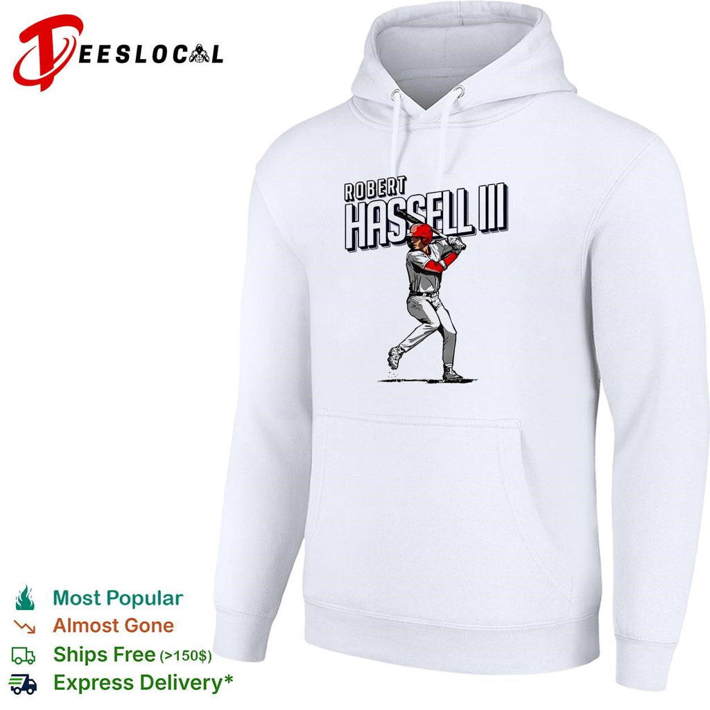Washington Nationals baseball Robert Hassell III player art print shirt