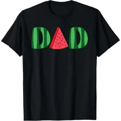 Watermelon Dad Fruitarian Lover Summer Father Fruit Slice T-Shirt Made in USA Hoodie Sweatshirt | PrintMintTees.com