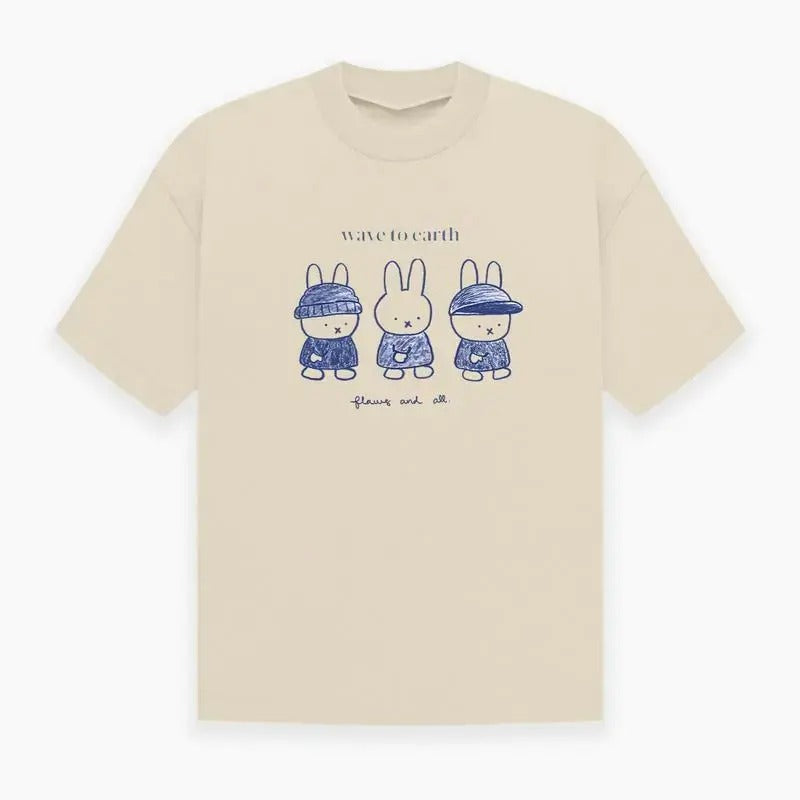 Wave To Earth Miffy Shirt Cute Soft T-shirt Unise Hoodie Sweatshirt | PrintMintTees.com