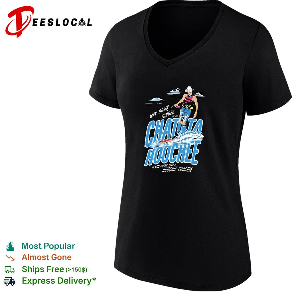 Way down yonder on the Chattahoochee water ski shirt