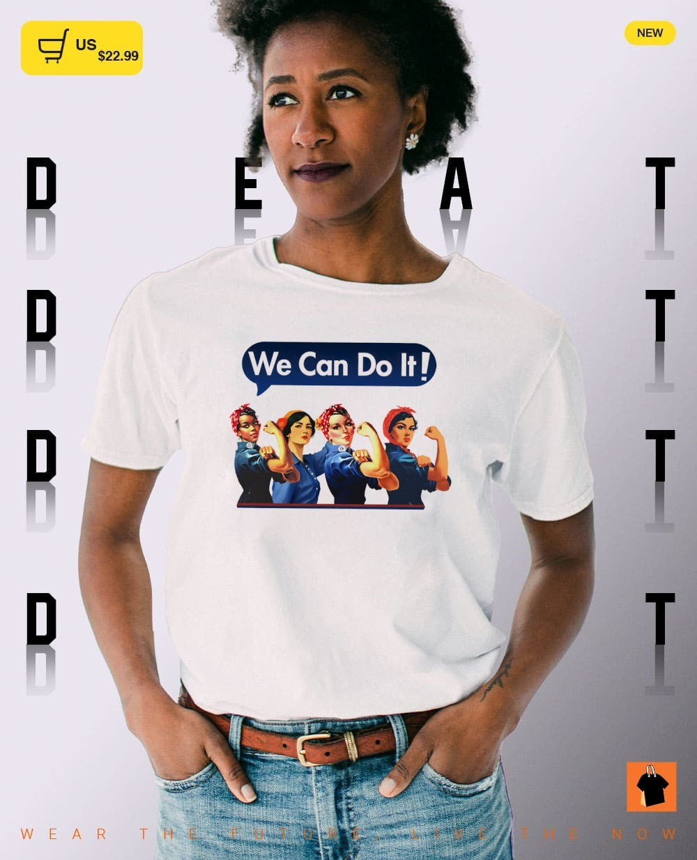 We can do it Rosie the Riveter Style Inclusive Feminist Women’s Rights Month shirt