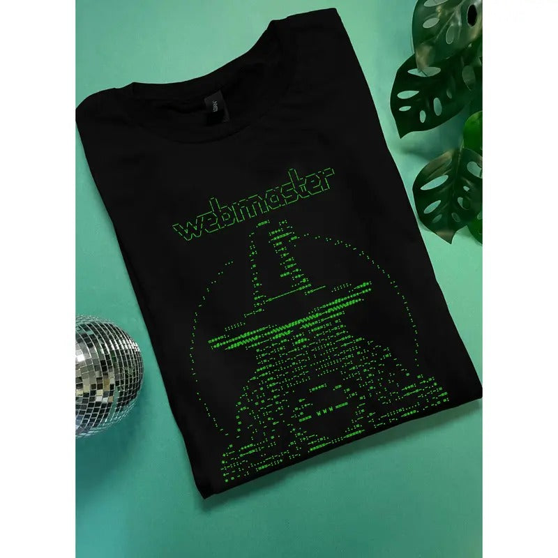 Webmaster Wizard Ascii Terminal Research Black T-Shirts, Hoodie, Sweatshirt