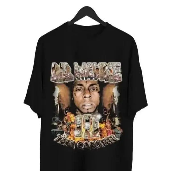 Weezy T Shirt, Tha Carter Shirt, Rap Hip Hop Music Merch Retro 90s Shirt, Personalized Casual Unisex T-Shirt Hoodie...