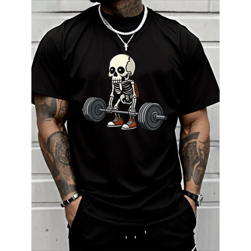 Weightlifting Skeleton Weightlifting Premium T-Shirt  Cotton Heavy Cotton T Shirt Made in USA Hoodie Sweatshirt