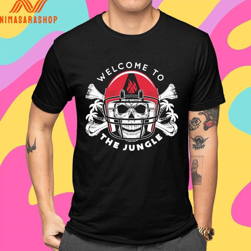 Welcome To The Jungle Sons Of Montezuma Skull Shirts