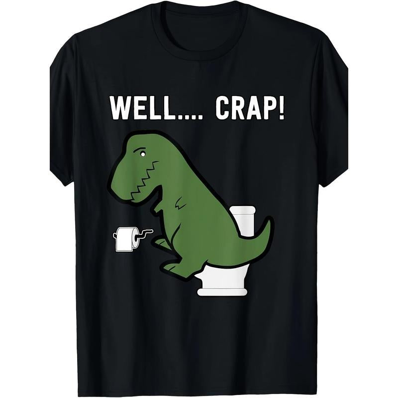Well Crap Funny T-Rex I T Rex Problems I Funny Dinsosaur T-Shirt - 220g made in usa Hoodie Sweatshirt | PrintMintTees.com
