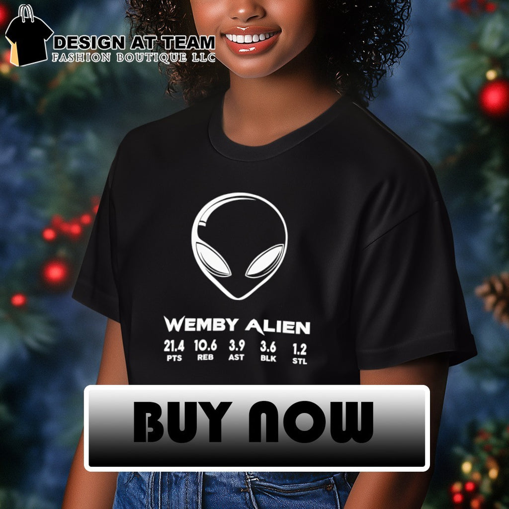 Wemby Alien Stats San Antonio Spurs Fan shirt