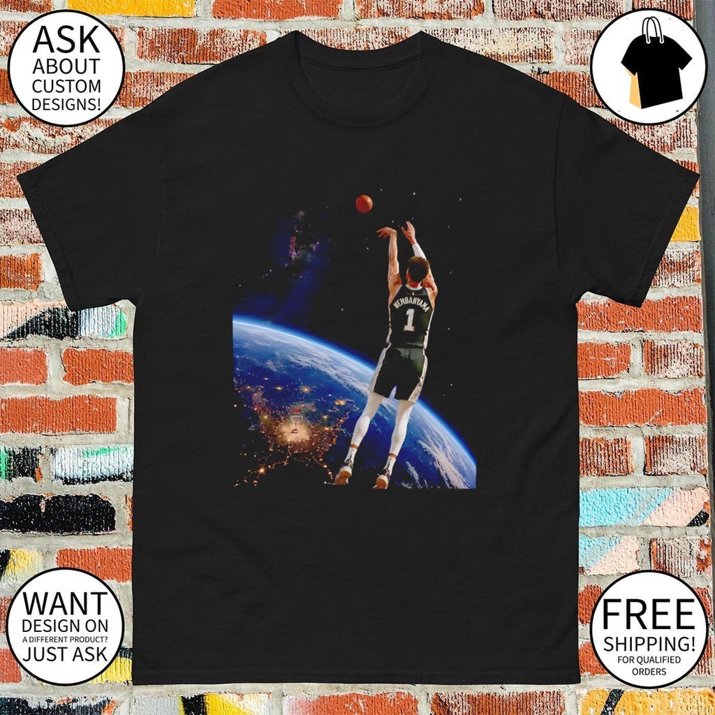 Wemby Alien Victor Wembanyama 3 Points San Antonio Spurs Basketball NBA 2026 shirt