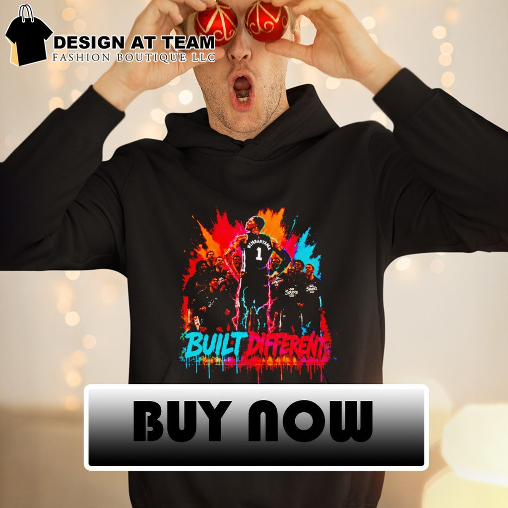 Wemby Area 210 Built Different Spurs basketball fiesta graphic shirt