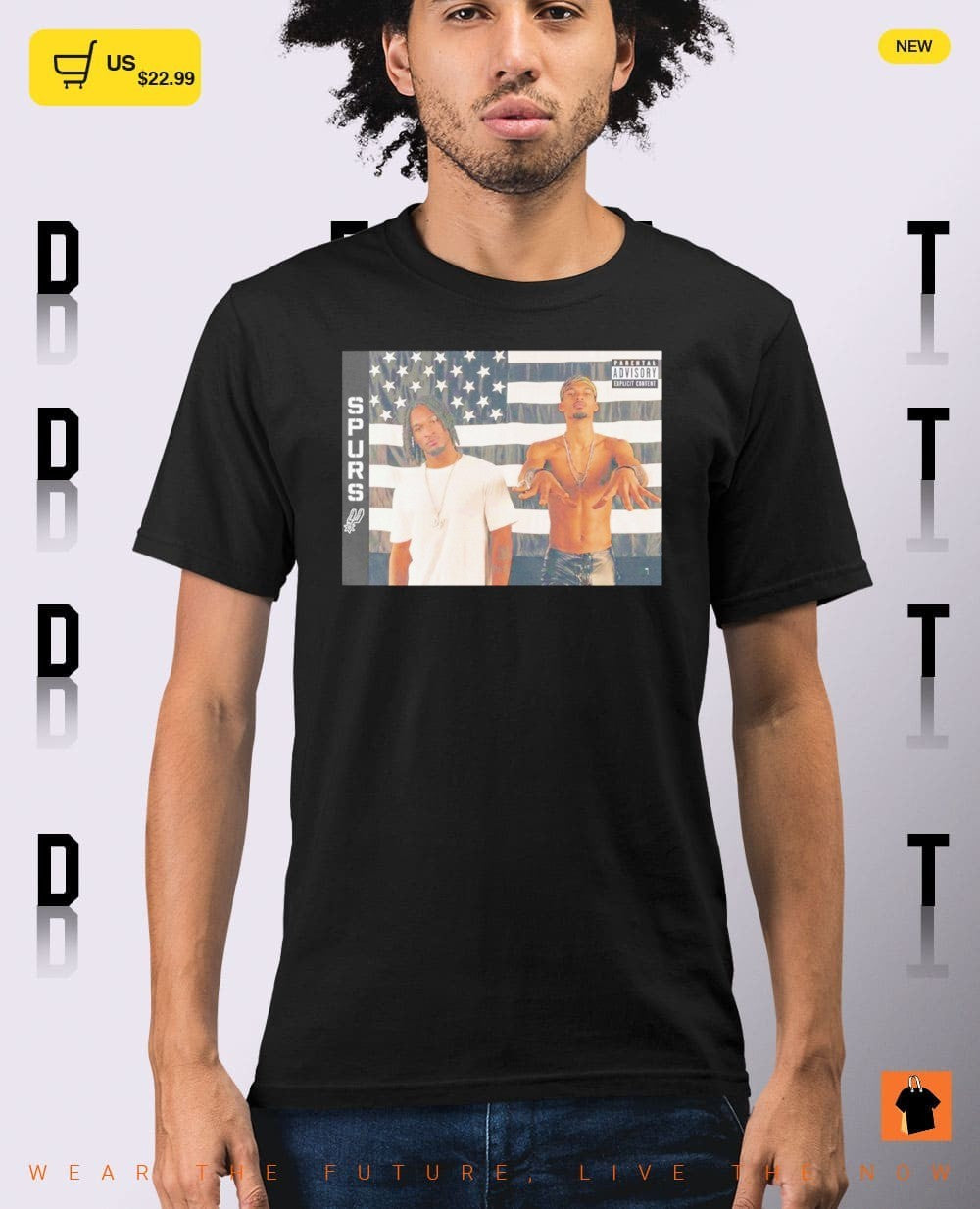 Wemby Castle Stankonia-Inspired Parody Spurs shirt