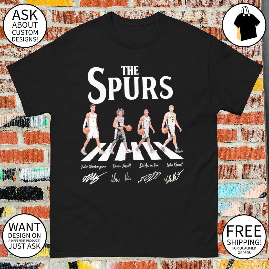 Wemby Devin Vassell The Spurs San Antonio Spurs Basketball Abbey Road Style signature shirt