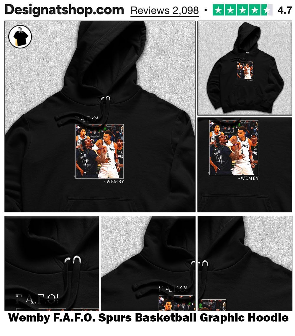 Wemby F.A.F.O. Spurs Basketball Graphic shirt