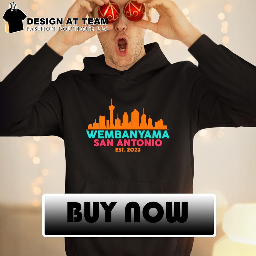 Wemby San Antonio Skyline Victor Wembanyama est 2023 shirt