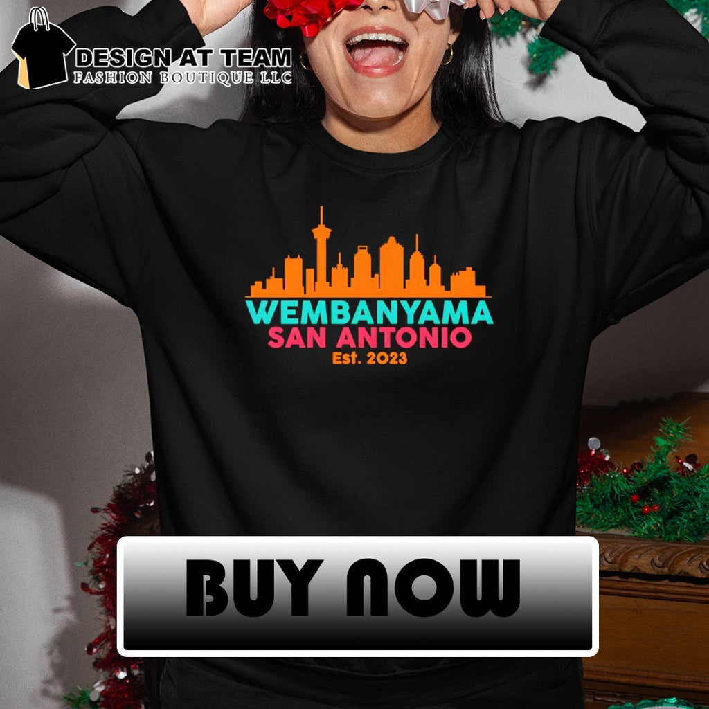 Wemby San Antonio Skyline Victor Wembanyama est 2023 shirt