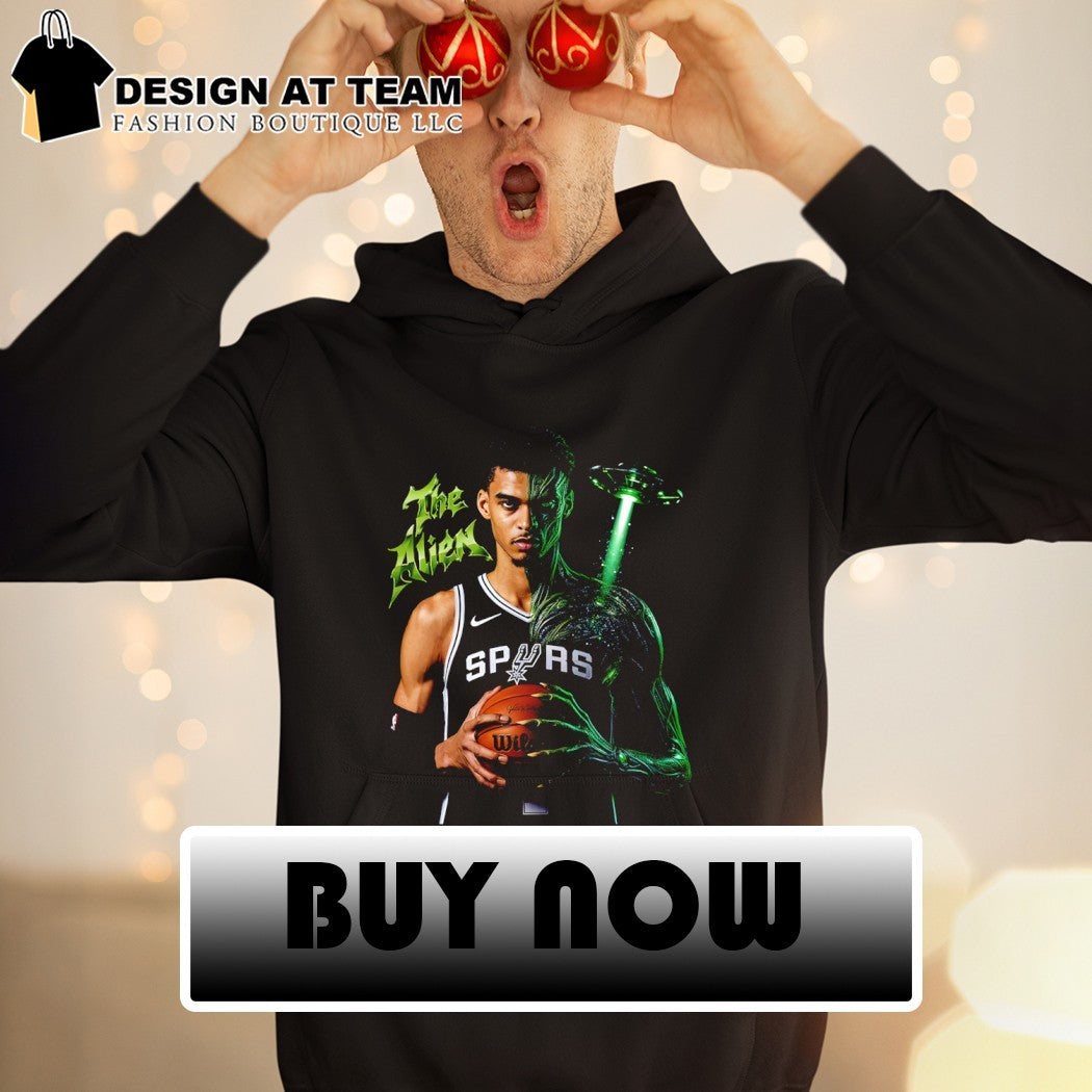 Wemby Spurs The Alien Tribute shirt