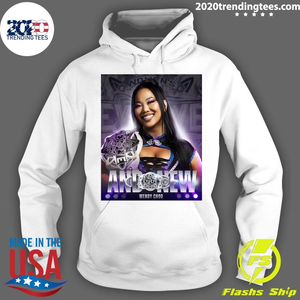 Wendy Choo is the new #WWEEvolve Women’s Champion Shirt