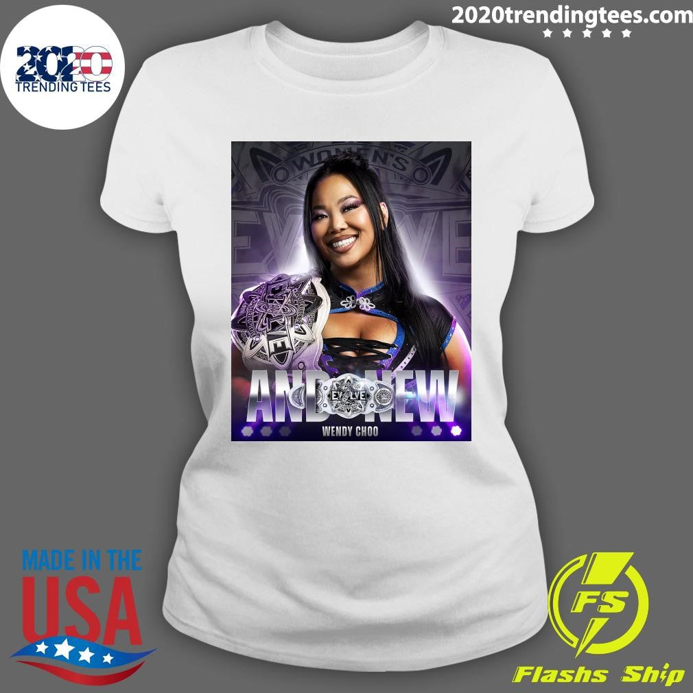 Wendy Choo is the new #WWEEvolve Women’s Champion Shirt