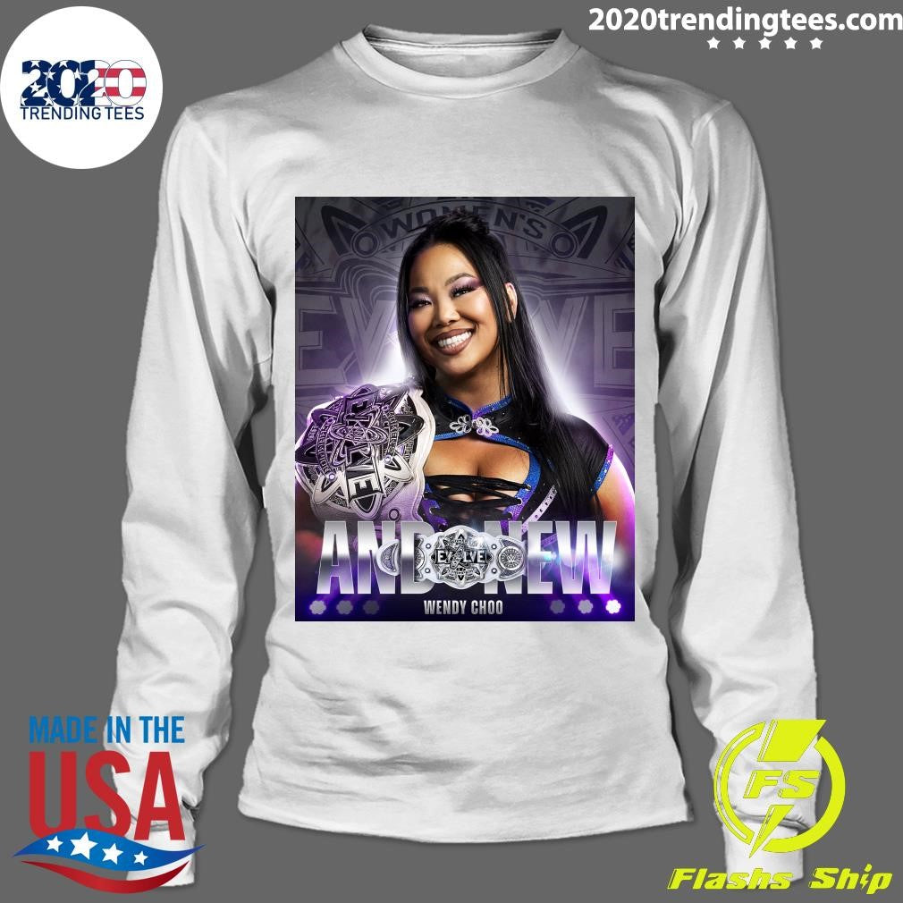 Wendy Choo is the new #WWEEvolve Women’s Champion Shirt