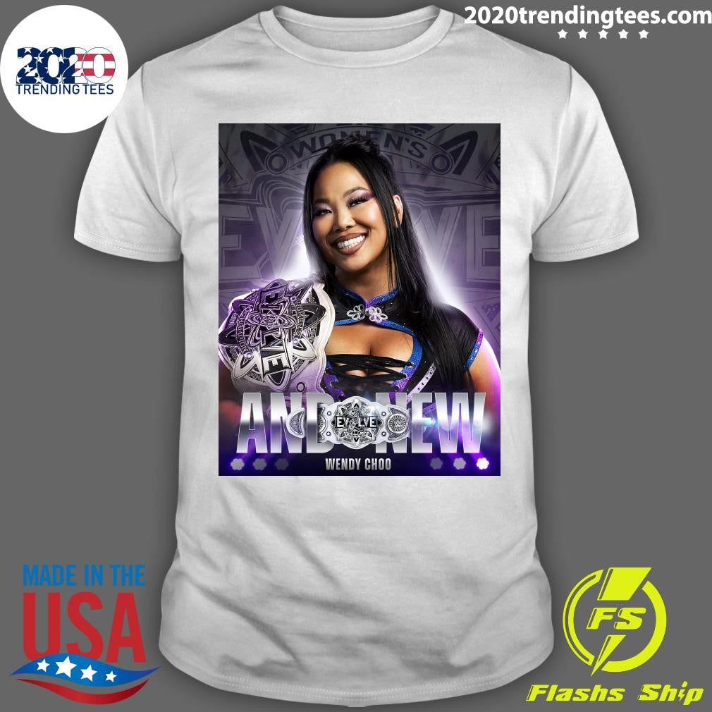Wendy Choo is the new #WWEEvolve Women’s Champion Shirt