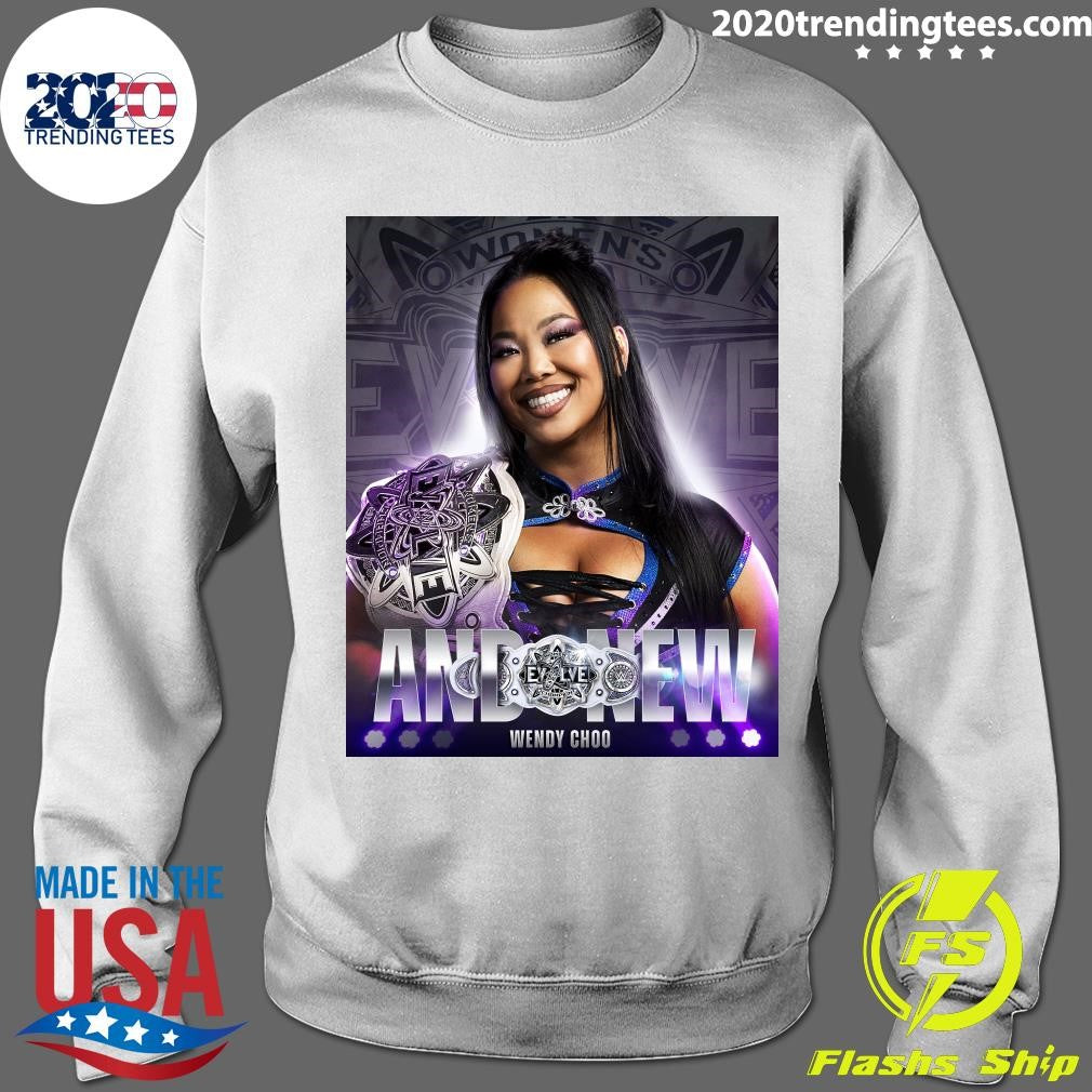 Wendy Choo is the new #WWEEvolve Women’s Champion Shirt