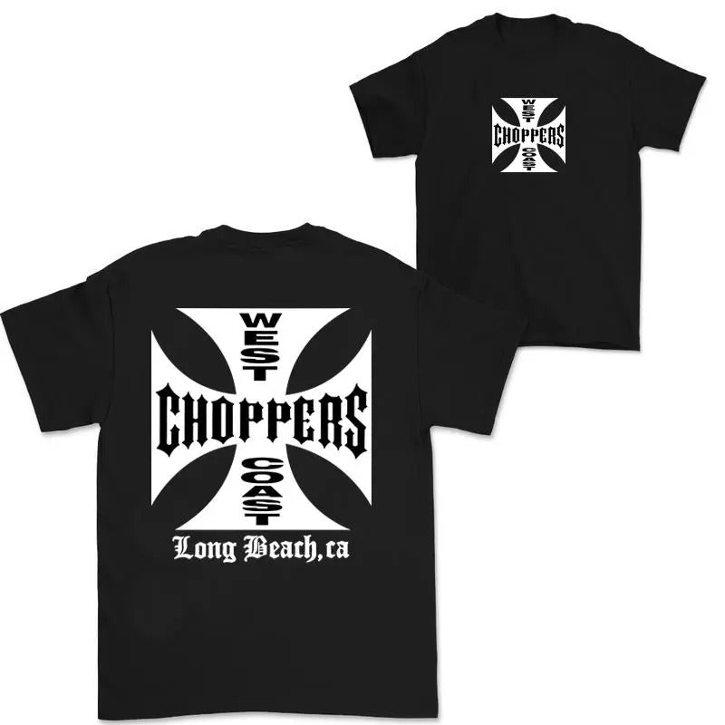 West Coast Choppers 2 Sided T-Shirt, Choppers Shirt, Menswear, Gift For Him And Her, Unisex Cotton, Full Size, Full...