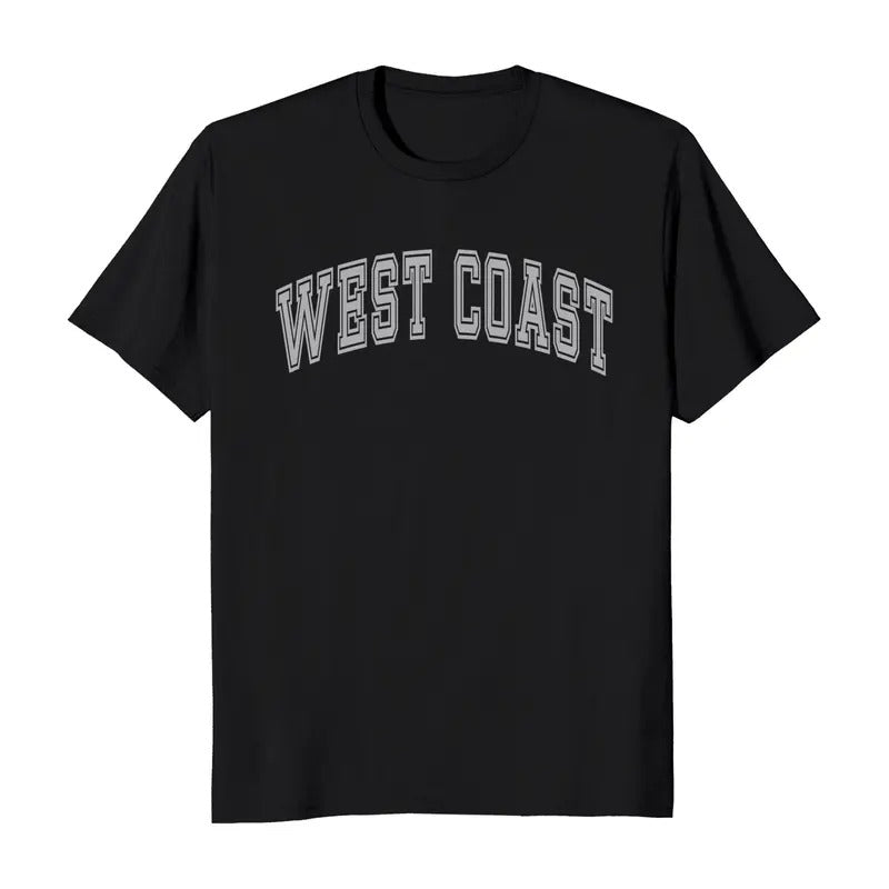 West Coast Classic Short Sleeve Men's T-Shirt Casual Crewneck Hoodie Sweatshirt | PrintMintTees.com
