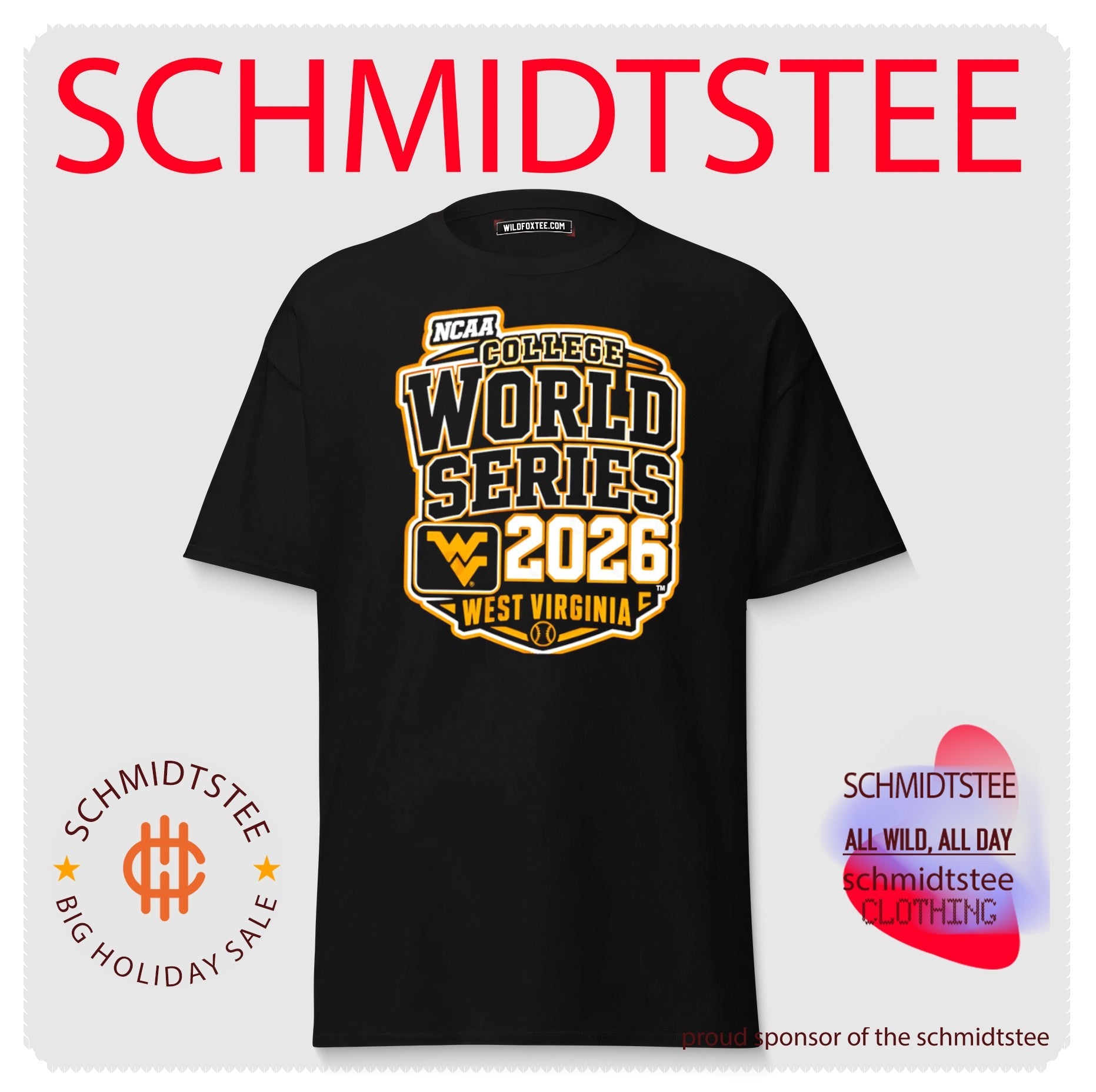 West Virginia Mountaineers Baseball 2026 NCAA College World Series shirt