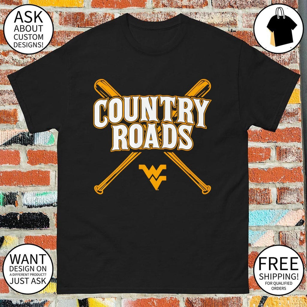 West Virginia Mountaineers Baseball Country Roads MLB 2026 shirt