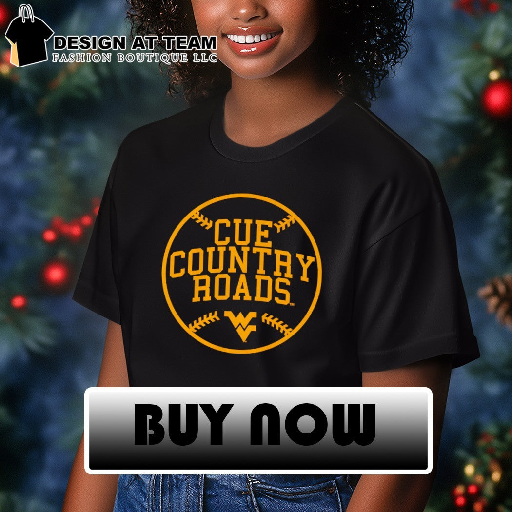 West Virginia Mountaineers Baseball Cue Country Roads MLB 2026 shirt
