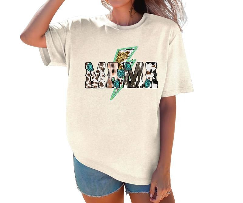 Western Boho Cow Mama Comfort colors Tee shirt Hoodie Sweatshirt | PrintMintTees.com