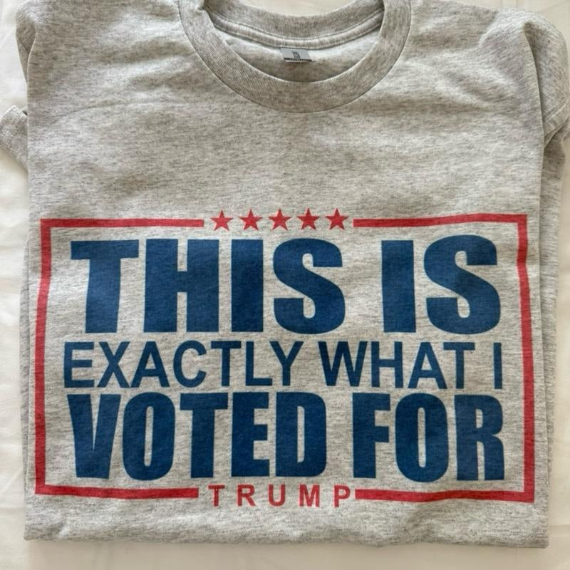 What I Voted For Trump T Shirt Hoodie Sweatshirt | PrintMintTees.com