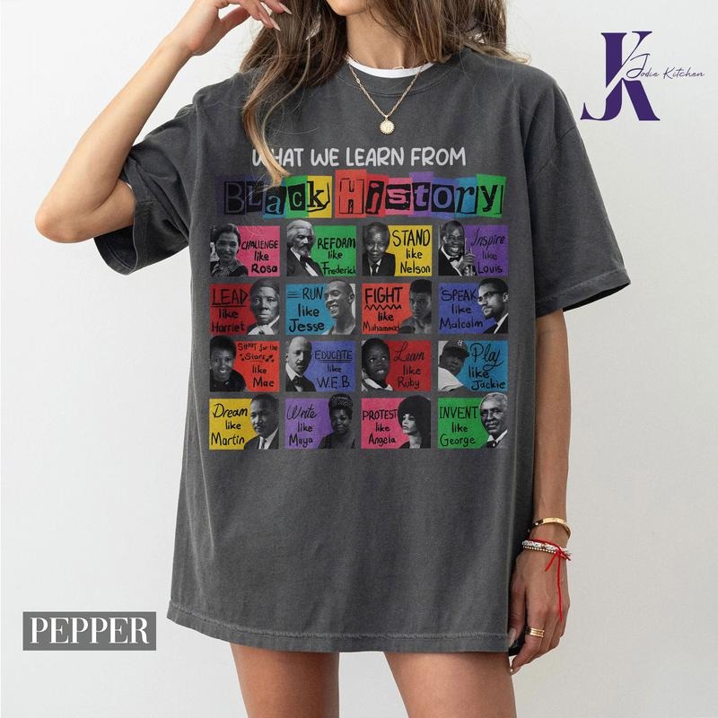What We Learn From Black History Sweatshirt, Black Lives Matter Sweatshirt, Black History Month Sweater, Human Rights...
