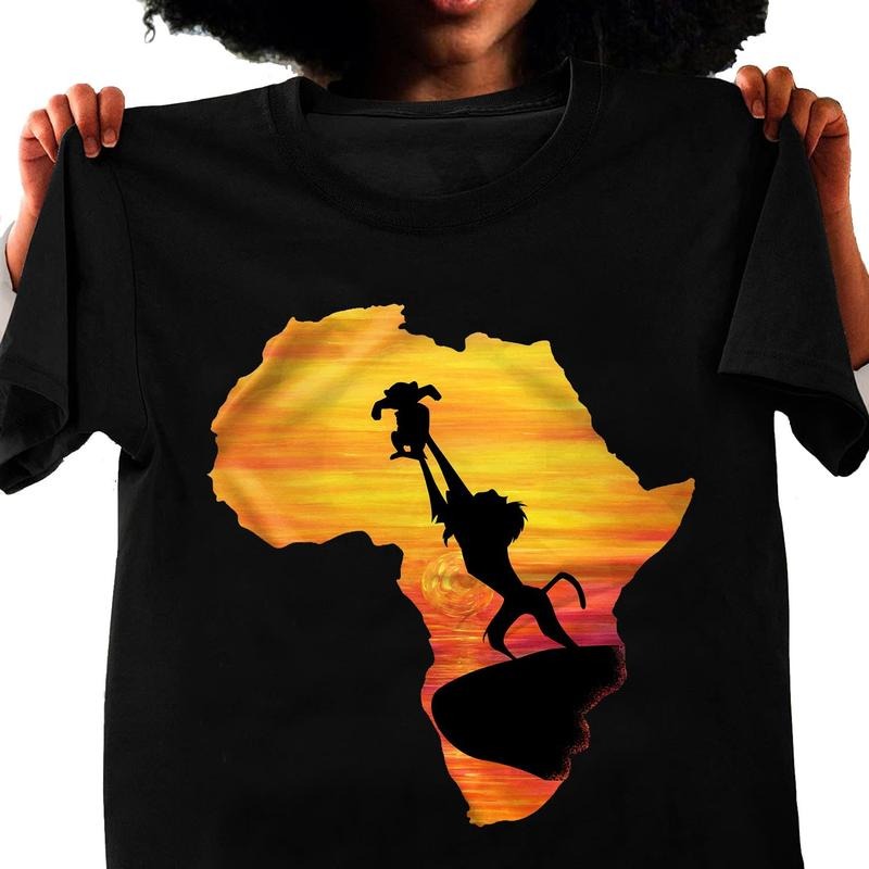 When The King Was Born Madagascar Africa Gold Map Unisex T-shirt, Black Pride, Black History Month Tee, Black Lives...