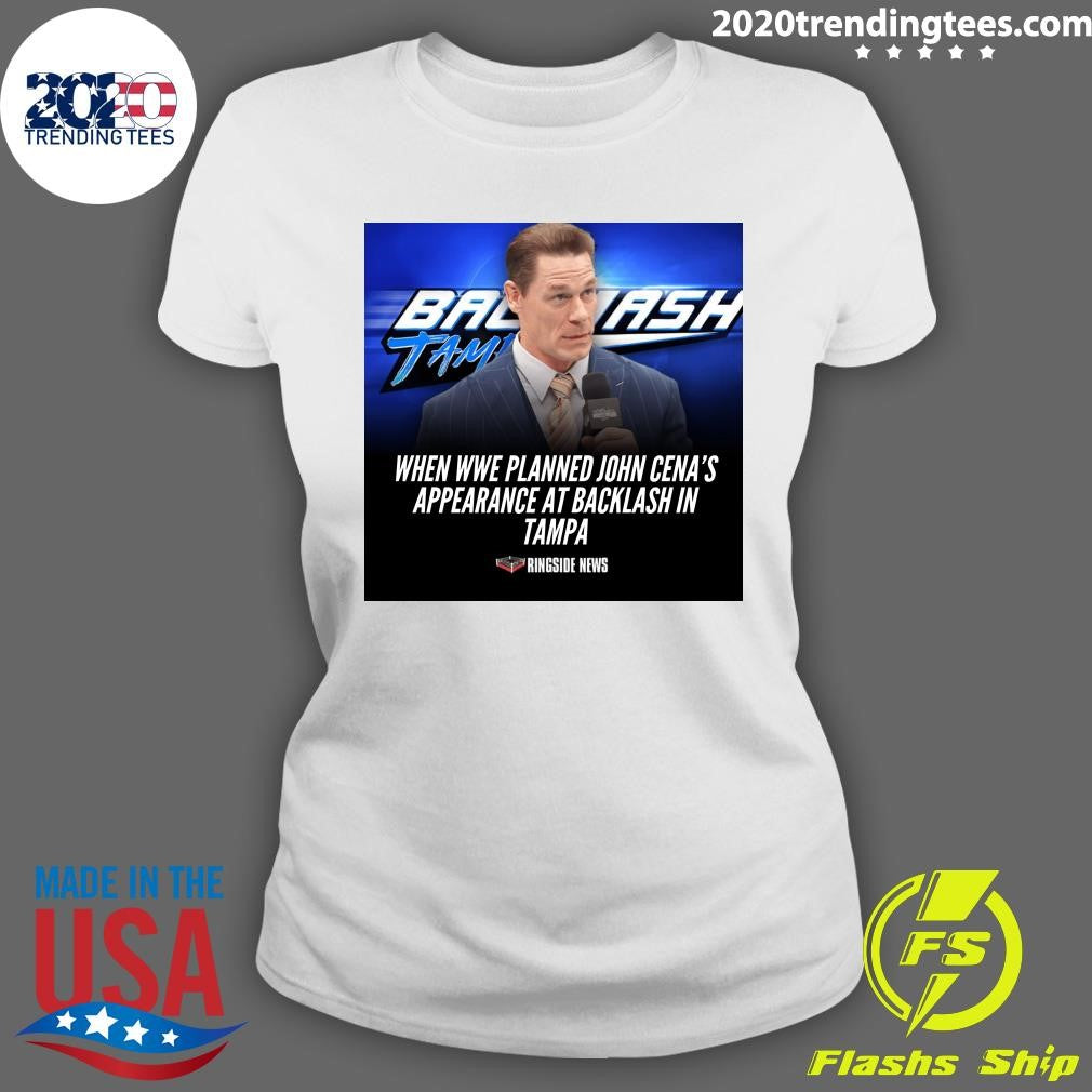 When WWE Planned John Cena’s Appearance at Backlash in Tampa Shirt