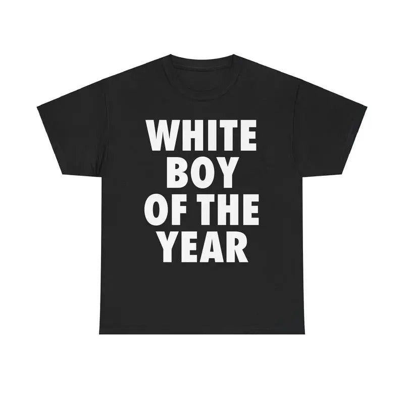 White Boy of the Year Shirt, Funny Xmas Shirt, Holiday Crewneck Tee, Gift for Men Hoodie Sweatshirt | PrintMintTees.com