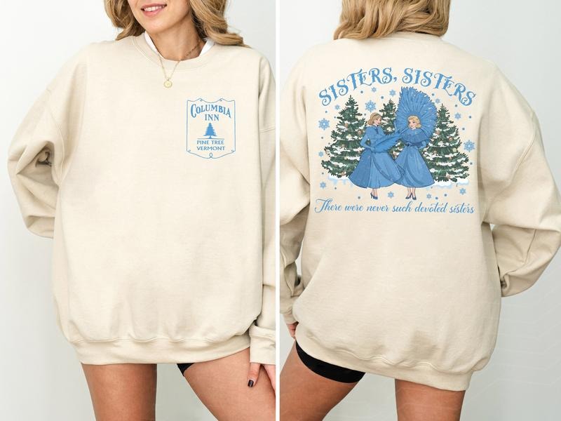 White Christmas Movie 1954 Sweatshirt, White Christmas Movie Shirt, Columbia Inn Shirt, Funny Xmas Tee, Gift For Winter...