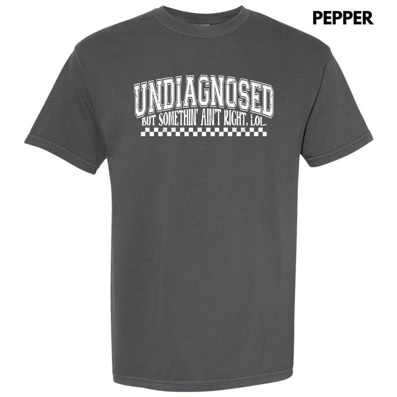 White Undiagnosed Comfort Colors 'NLB' Shirt Hoodie Sweatshirt